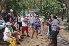 Community members from Cahuita share the context and history of Cahuita National Park and the role of the community towards its conservation